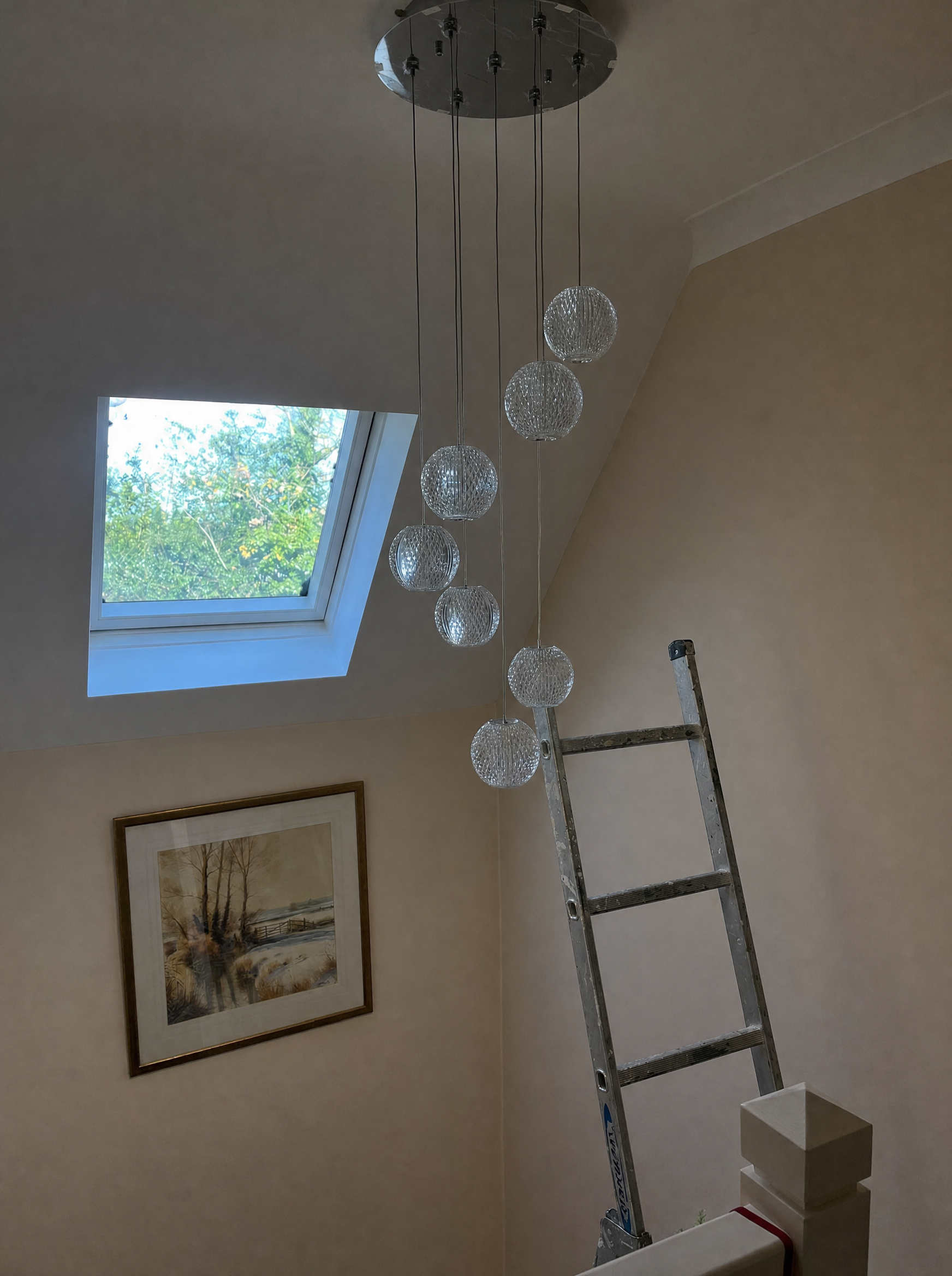 Electrical lighting work in Norfolk — before installation